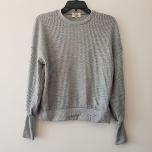 PST project social t XS waffle knit dolman sleeve shirt